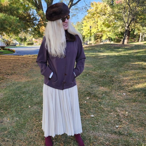 Vintage Ex Cond Mousieur X Mink Hat & Doncaster Mink Collar Jacket, 6, $180 - Picture 13 of 13